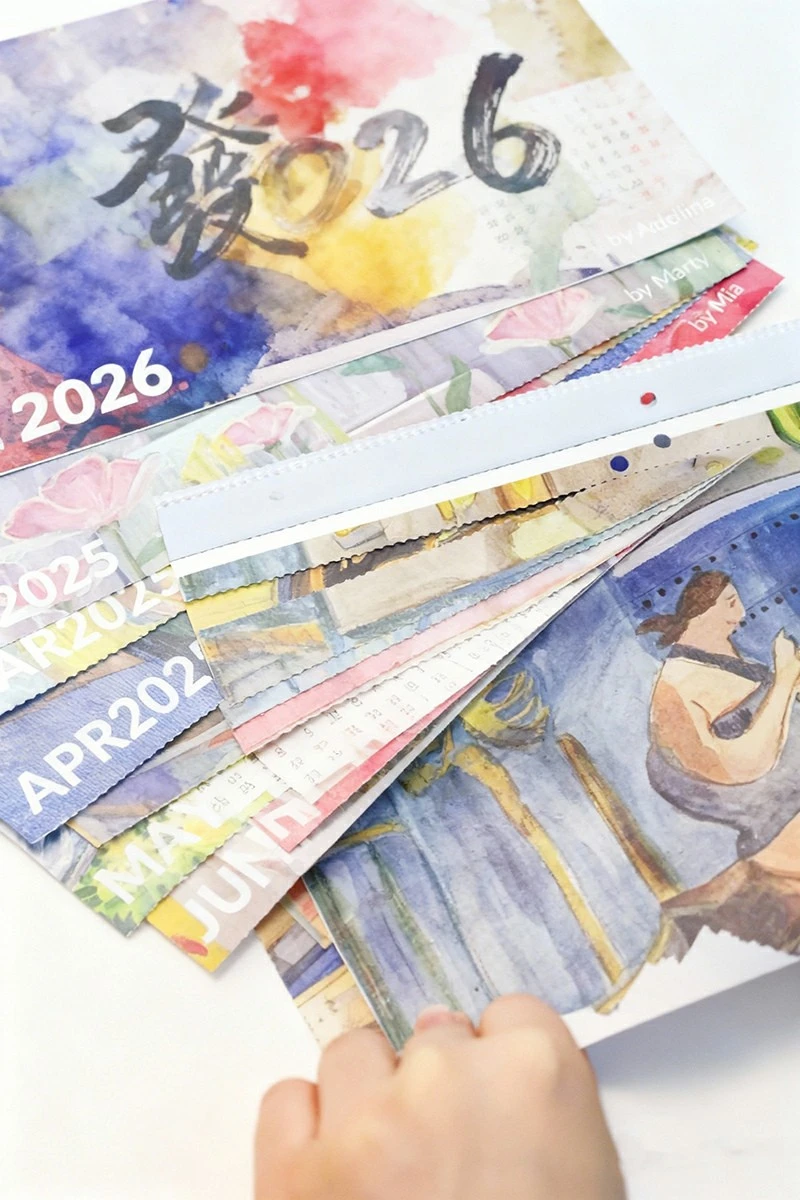 Tear Off Wall Calendar high quality